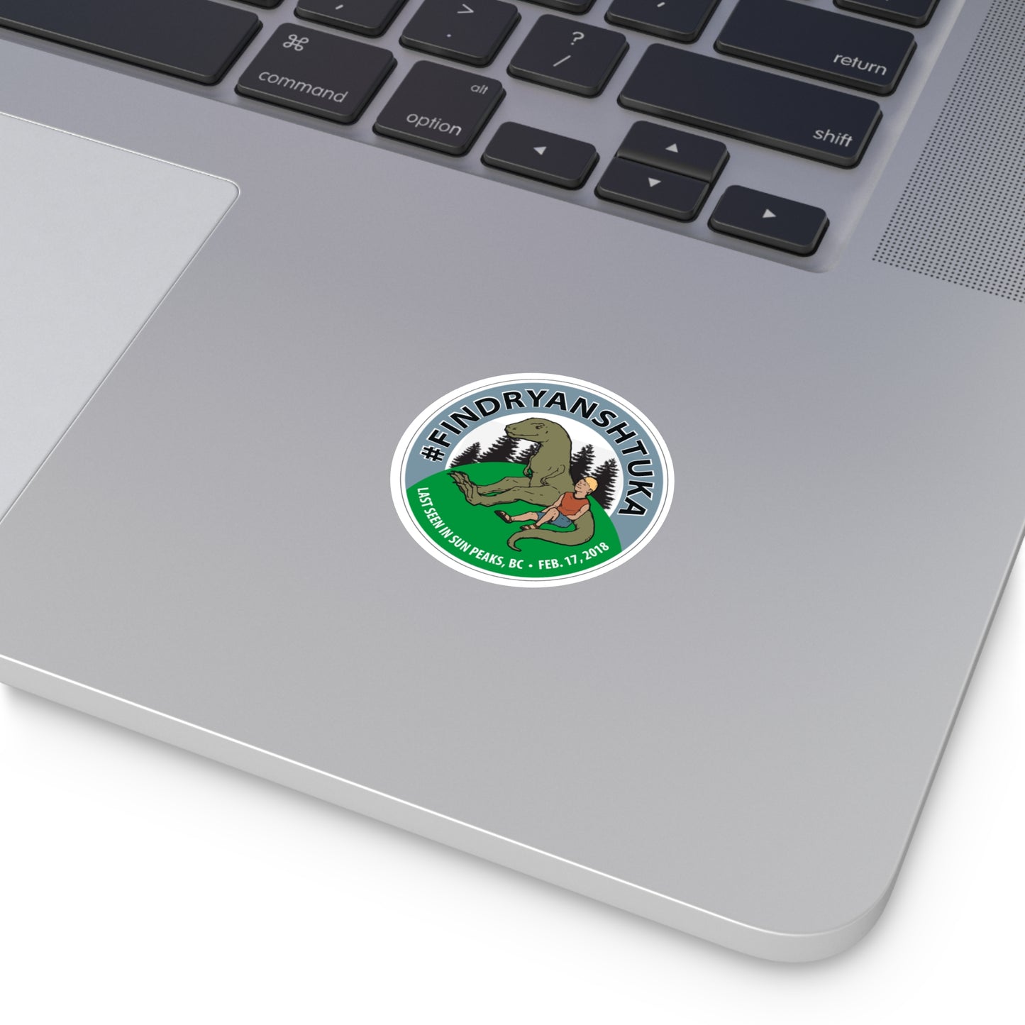 Round Vinyl Sticker — Ryan Shtuka Classic Logo