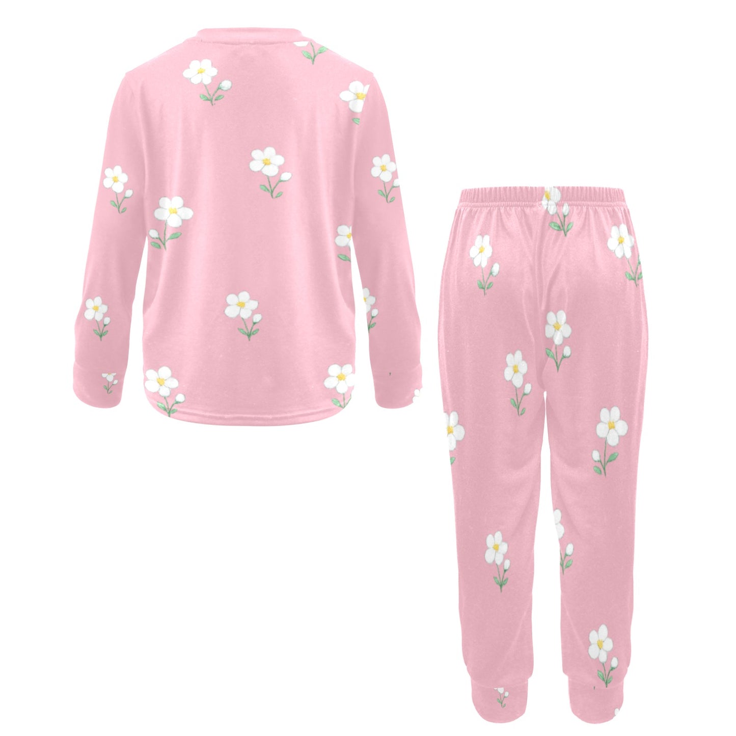 Blue Meadow Two Piece Pajama Set - Pink