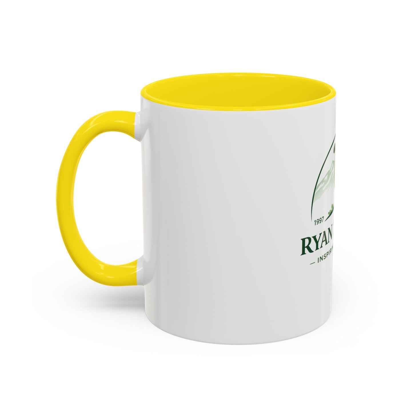 Ryan Shtuka Dinosaur Coffee Mug — "Inspiring Kindness" Accent Mug (11/15oz)