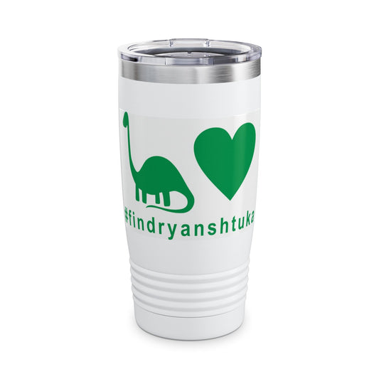 20oz Find Ryan Tumbler — Dinosaur Travel Mug