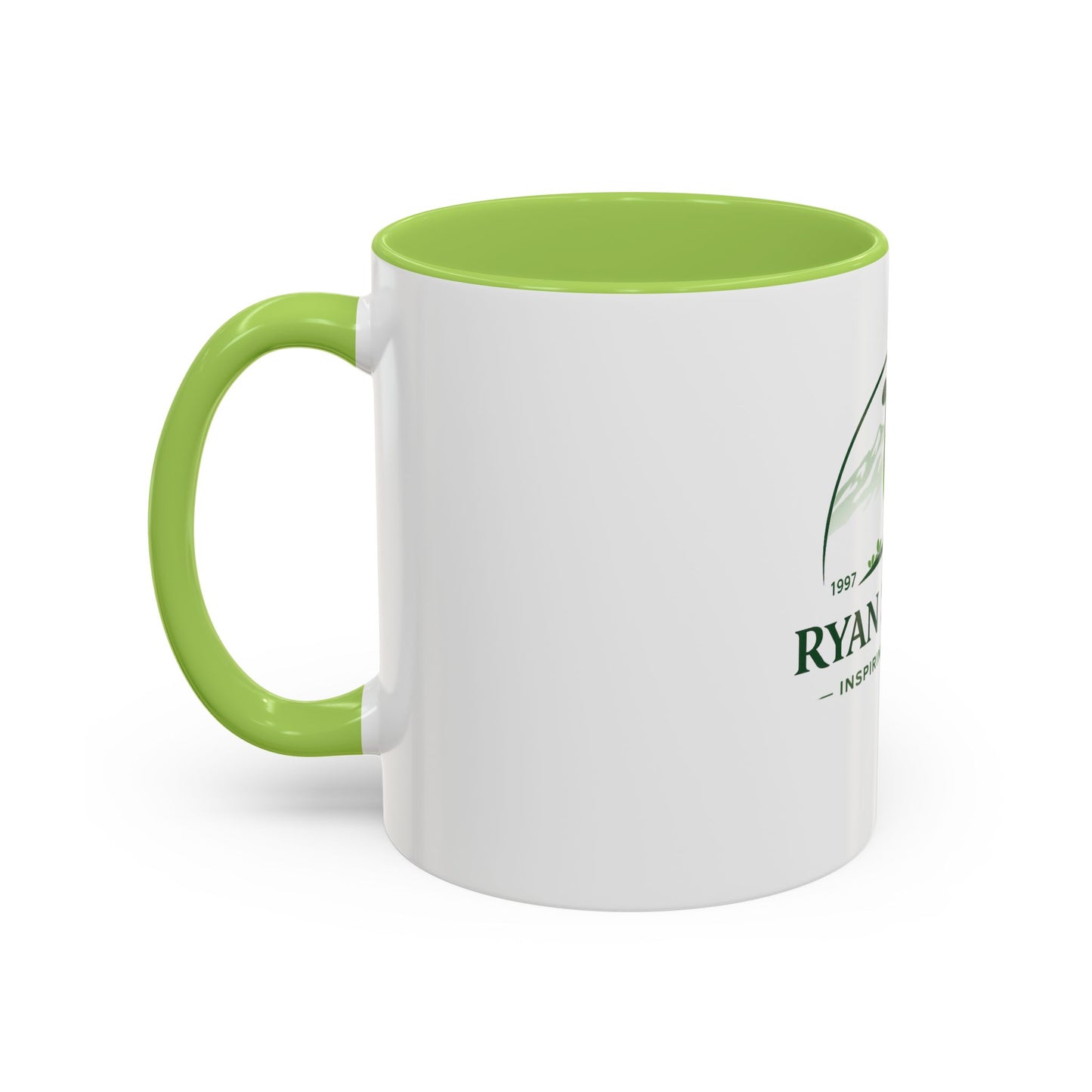 Ryan Shtuka Dinosaur Coffee Mug — "Inspiring Kindness" Accent Mug (11/15oz)