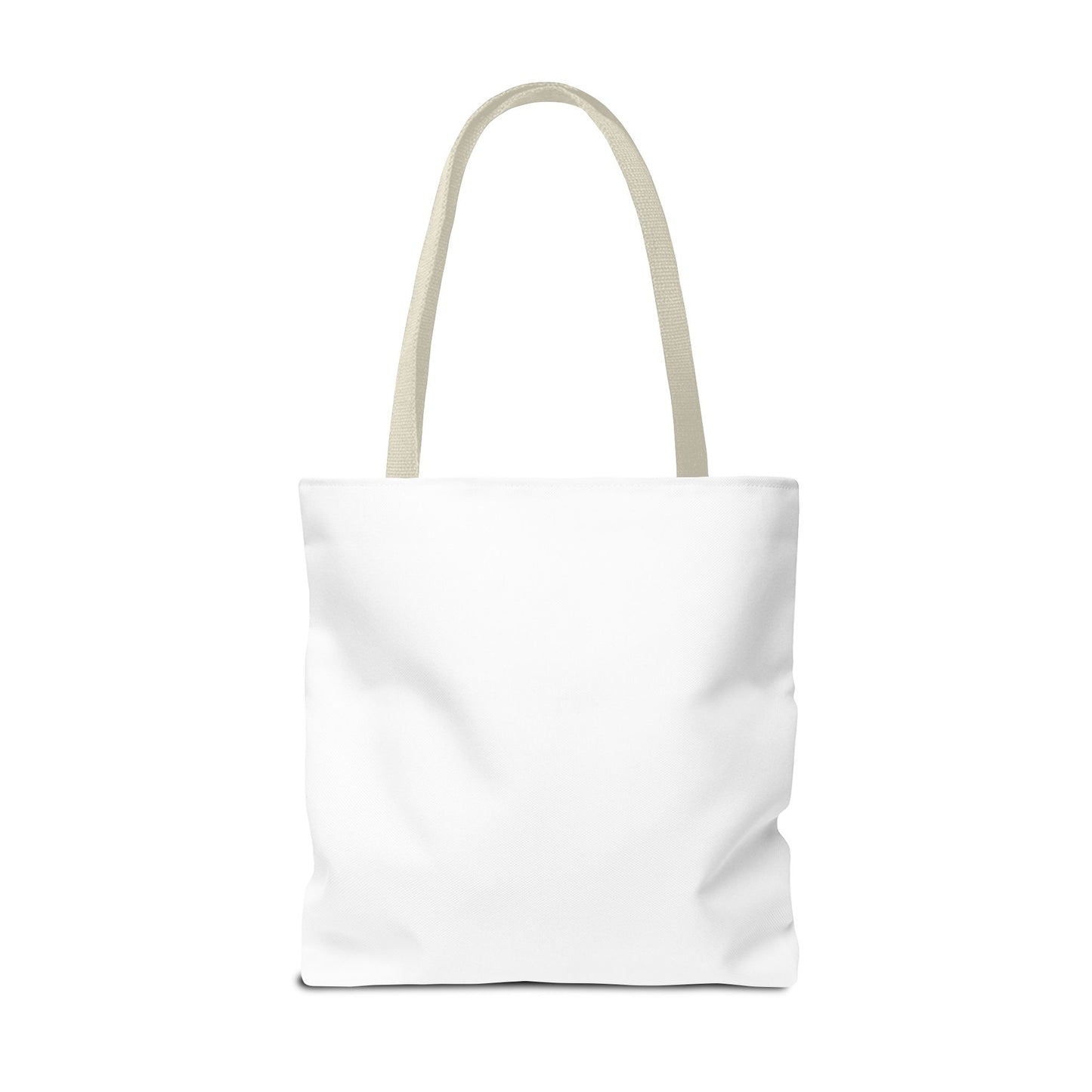 Love Never Gives Up Tote Bag — Inspirational Quote Canvas Tote