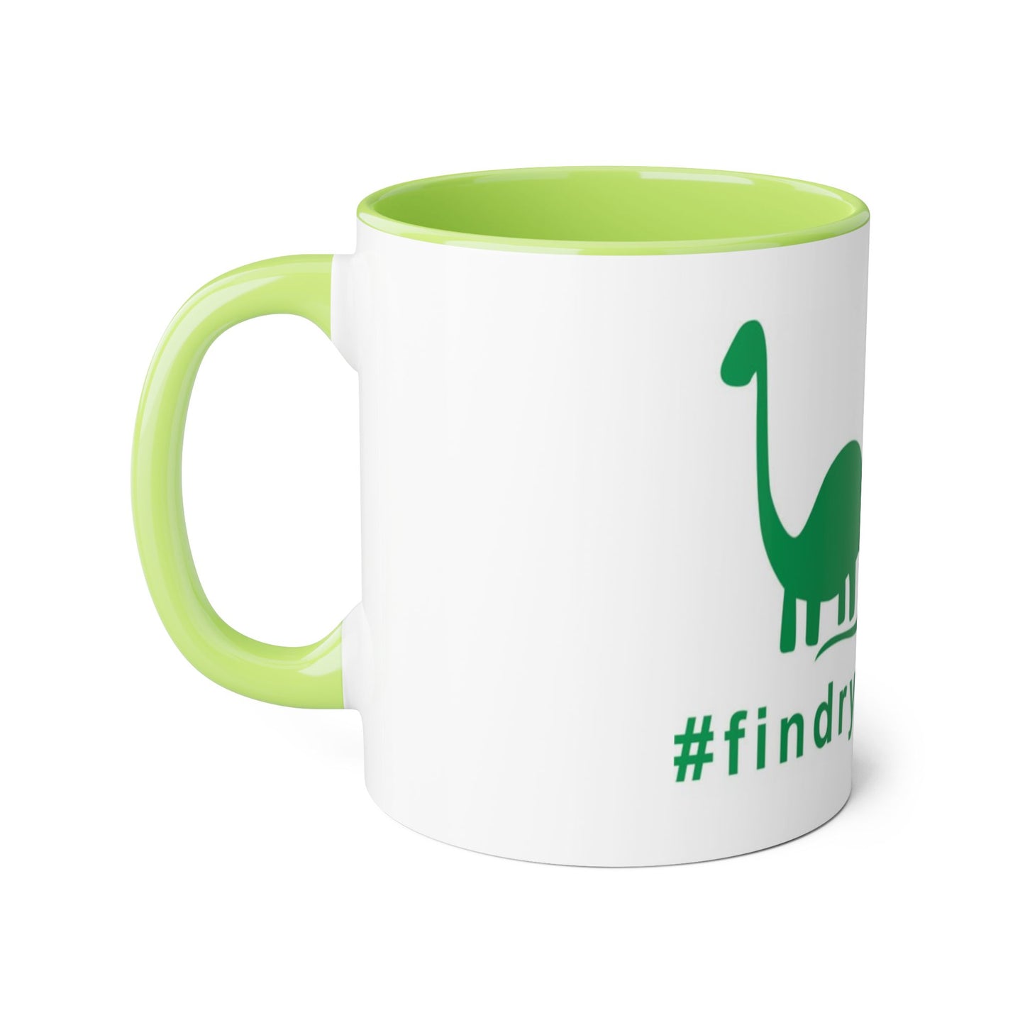 Find Ryan Dinosaur Heart Accent Mug — 11oz Coffee Cup