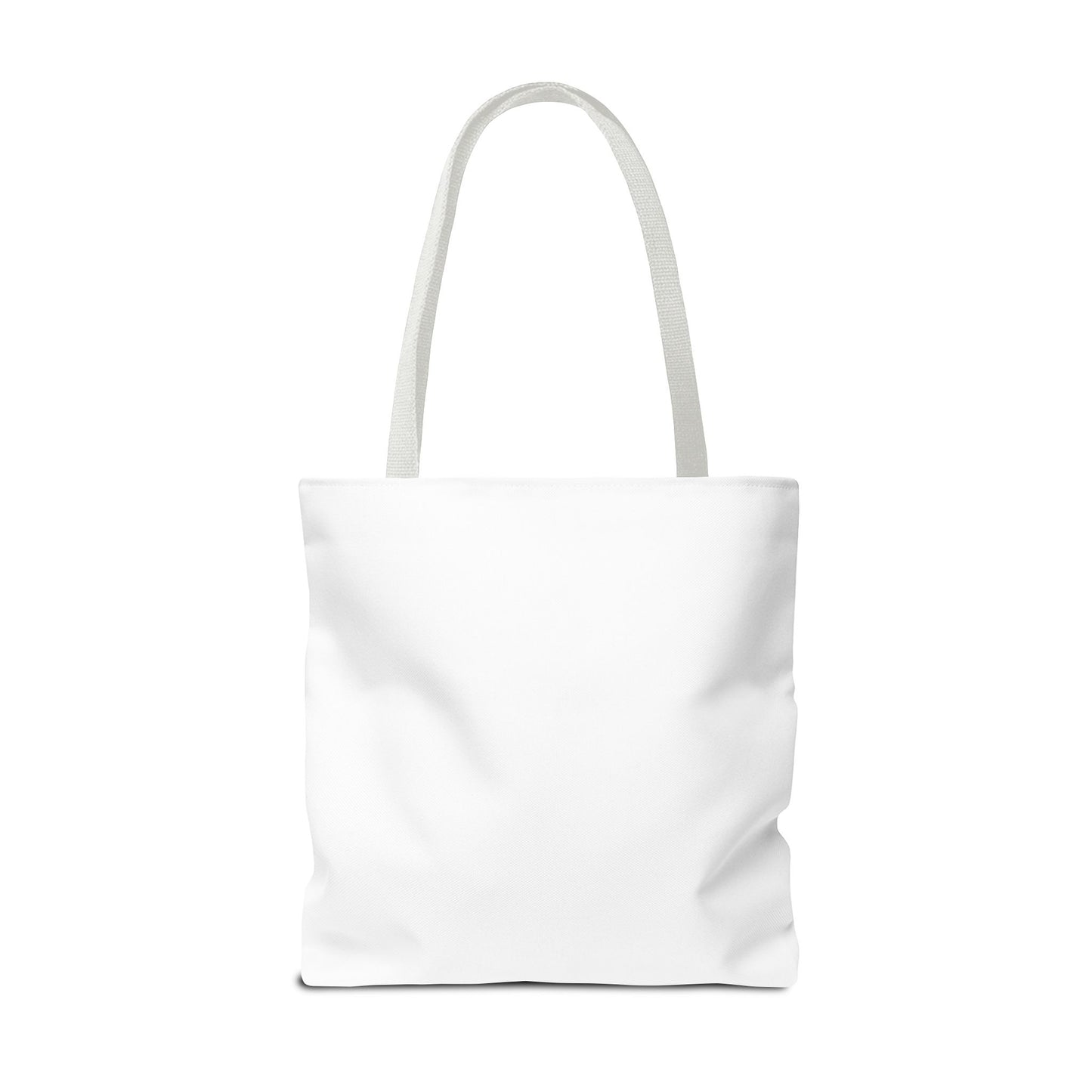 Love Never Gives Up Tote Bag — Inspirational Quote Canvas Tote