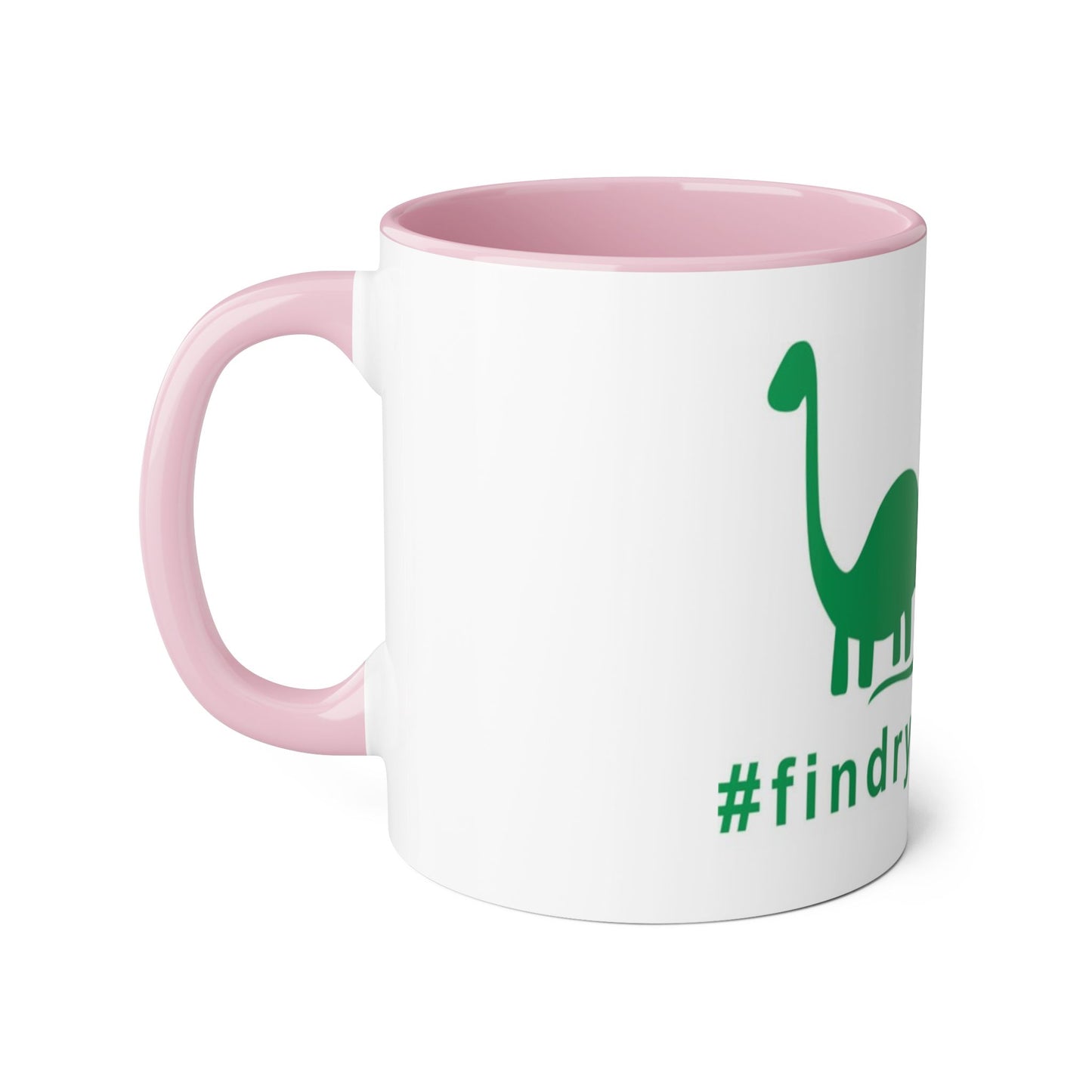 Find Ryan Dinosaur Heart Accent Mug — 11oz Coffee Cup