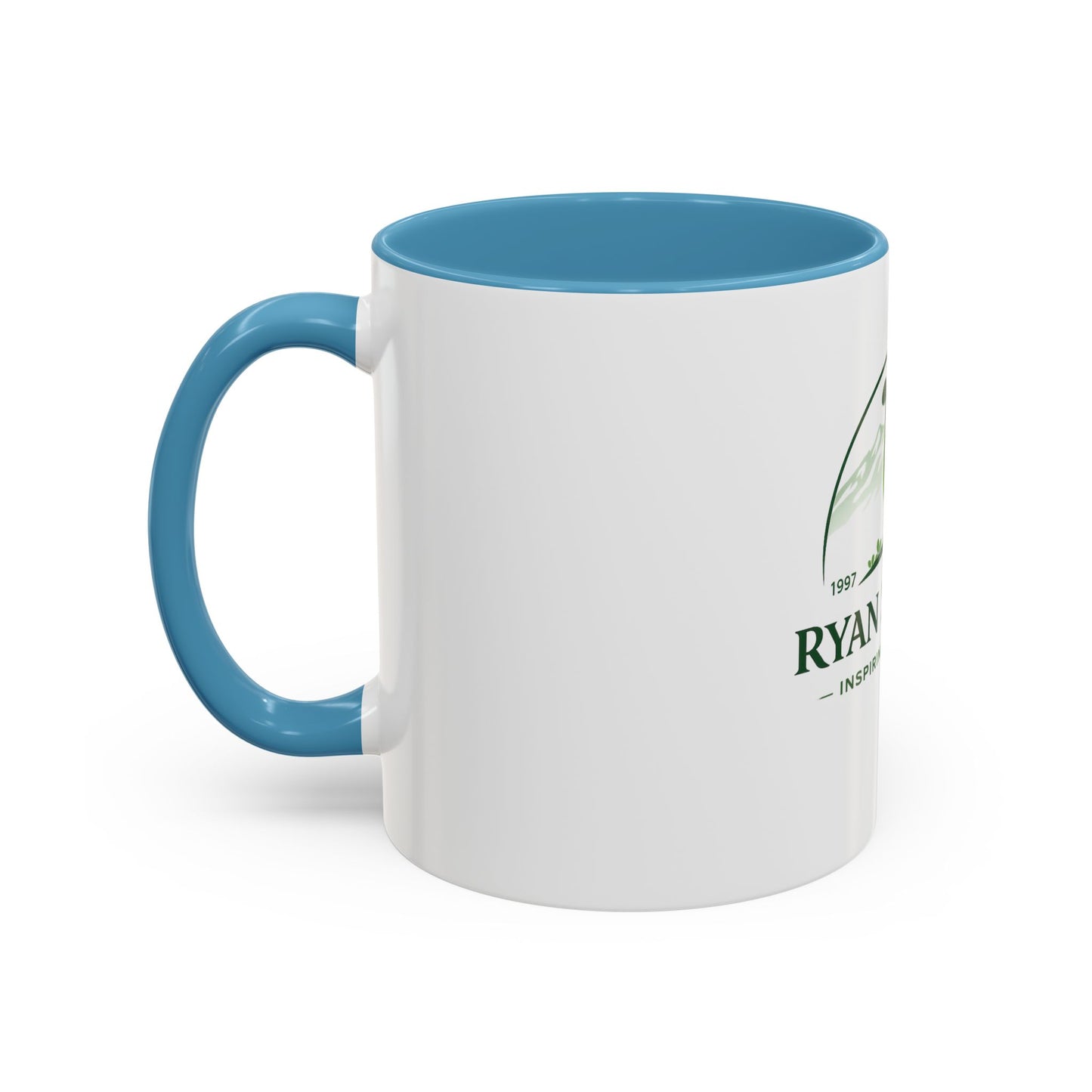 Ryan Shtuka Dinosaur Coffee Mug — "Inspiring Kindness" Accent Mug (11/15oz)