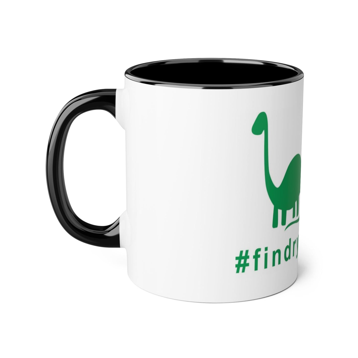 Find Ryan Dinosaur Heart Accent Mug — 11oz Coffee Cup