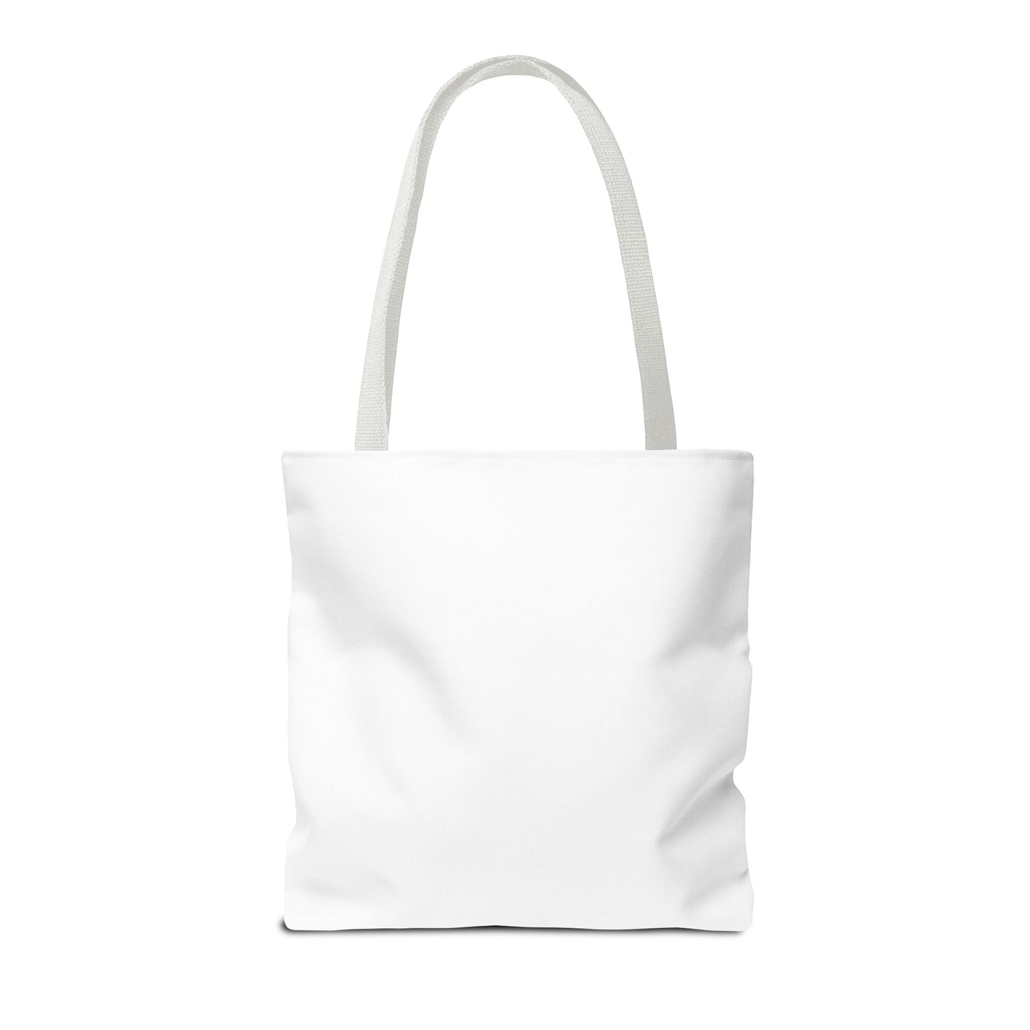 Love Never Gives Up Tote Bag — Inspirational Quote Canvas Tote